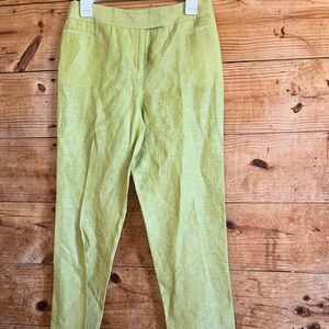 Lafayette 148 New York Linen Cropped Pants